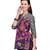 Purple Printed Cotton & Polyester Kurtis