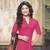 Red plain satin unstitched salwar patiala outfit with dupatta