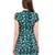 Green & Black Printed Polyester Kurtis