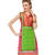 Green & Red Printed Cotton Kurtis