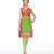 Green & Red Printed Cotton Kurtis