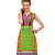 Green & Purple Printed Cotton Kurtis