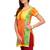 Green & Yellow Printed Cotton Kurtis