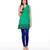 Green Printed Cotton Kurtis