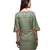 Green & Red Stripes Polyester Kurtis