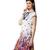 White & Blue Printed Cotton Kurtis