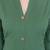 Mystique India Green 3|4 Sleeve Chinese Collar Khadi Long Kurti For women
