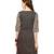 Beige & Black Printed Cotton Kurtis