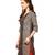 Beige & Black Printed Cotton Kurtis