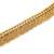 Traditional style bridal gold plated copper saree waist belt