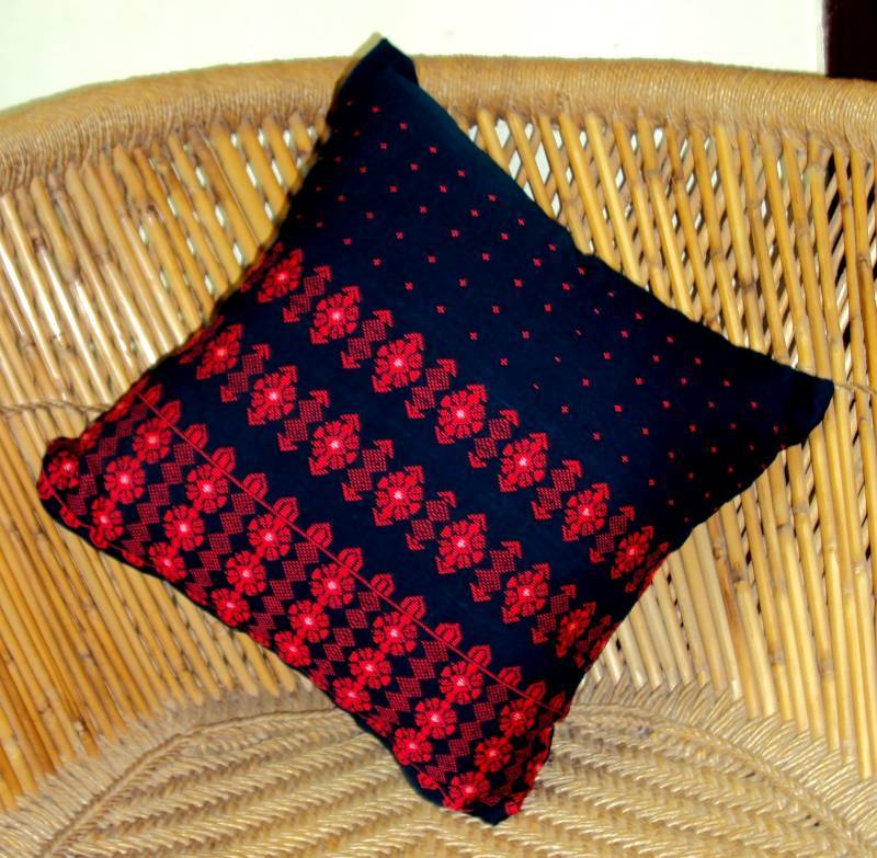 Exquisite Hand woven cotton cushion covers from Weavers of Assam
