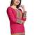 Pink american crepe printed kurti