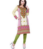 Multicolor american crepe printed kurti