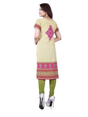 Multicolor american crepe printed kurti 3
