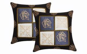 Gold Print Cushion Cover- Set of 2 1