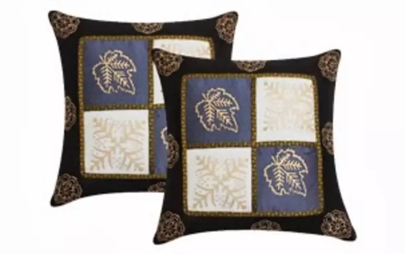 Gold Print Cushion Cover- Set of 2
