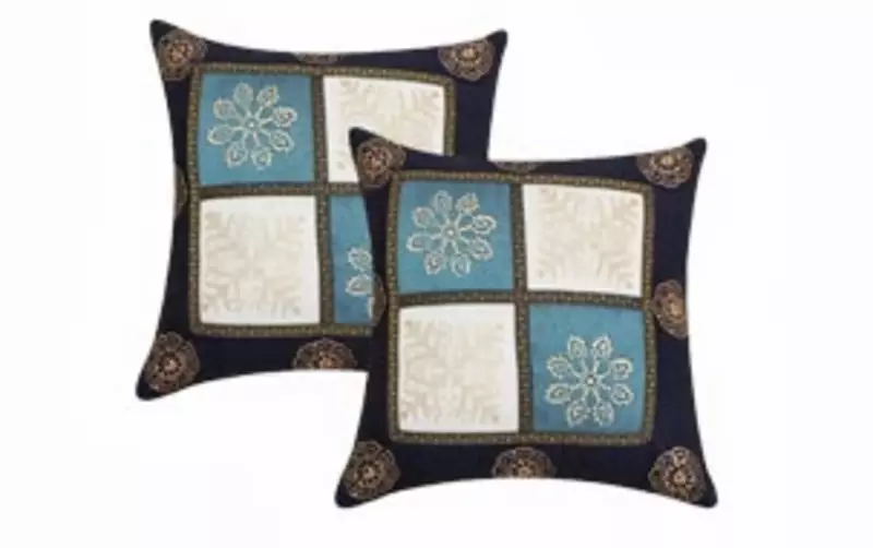 Gold Print Cushion Cover- Set of 2