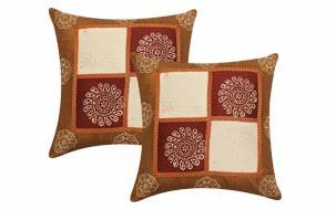 polysilk cushion cover- set of 2 1