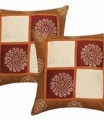 polysilk cushion cover- set of 2
