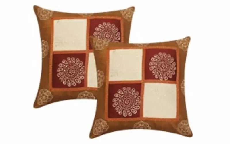 polysilk cushion cover- set of 2