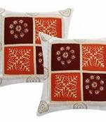 polysilk cushion cover- set of 2