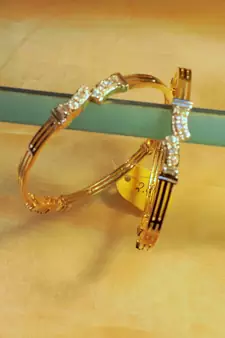 Royal Cz Pair Of Bangles
