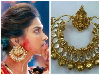 Bollywood Superhit Polki Ramleela Earrings Online Bollywood Superhit Polki Ramleela Earrings
