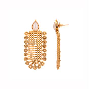 Copper Hangings Ethnic Wedding & Engagement Earrings 2
