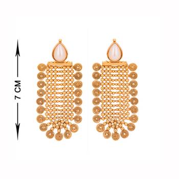 Copper Hangings Ethnic Wedding & Engagement Earrings 4