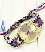 New Fashion Women Braided Rope Wrist Watch