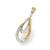 18Kt Pure Gold The Shining Lotus Earrings By Jewellery Bazaar