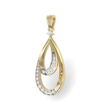 18Kt Pure Gold The Shining Lotus Earrings By Jewellery Bazaar 2