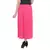 Pink plain cotton lycra skirts