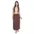 Brown plain cotton lycra skirts