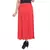 Red plain cotton lycra skirts