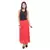 Red plain cotton lycra skirts
