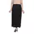 Black plain cotton lycra skirts