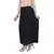 Black plain cotton lycra skirts