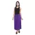 Purple plain cotton lycra skirts