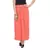 Orange plain cotton lycra skirts