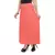 Orange plain cotton lycra skirts