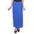 Blue plain cotton lycra skirts