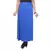 Blue plain cotton lycra skirts