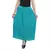 Rama green plain cotton lycra skirts