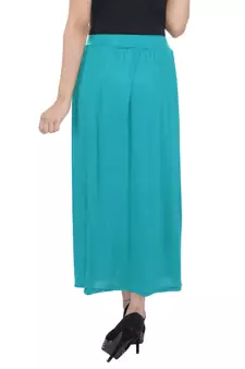 Rama green plain cotton lycra skirts