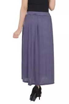 Grey plain cotton lycra skirts