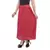 Maroon plain cotton lycra skirts