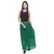 Green wrinkled chiffon skirts