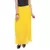 Yellow wrinkled chiffon skirts