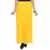 Yellow wrinkled chiffon skirts